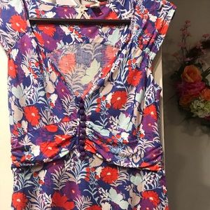 Beautiful cotton floral Anthropologie top by Maeve